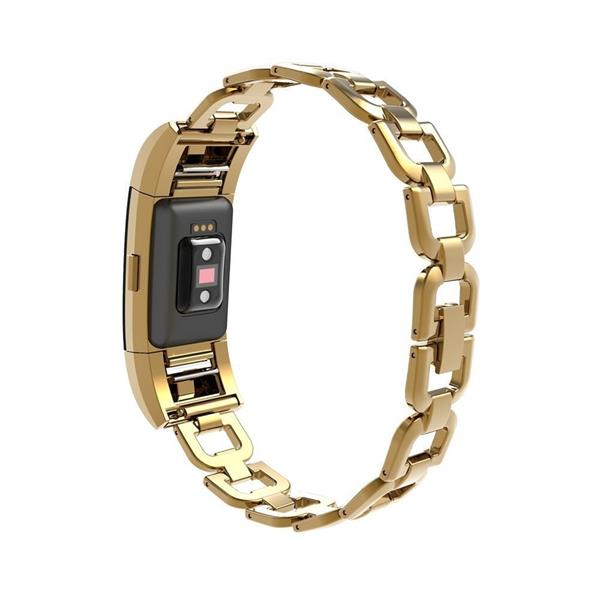 Grote foto fitbit charge 2 fashion stalen armband inclusief adapters goud kleding dames horloges