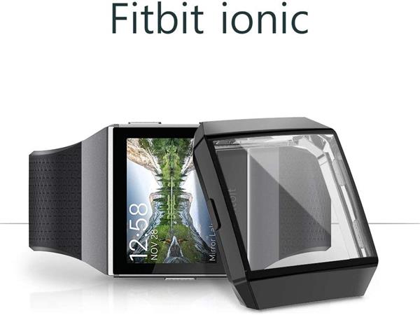 Grote foto drphone io2 fitbit ionic tpu volledige beschermhoes flexibel screen protector case krasbestendi kleding dames horloges