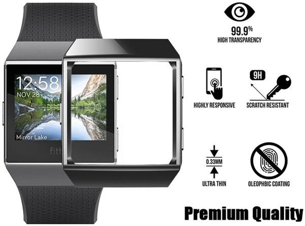 Grote foto drphone io2 fitbit ionic tpu volledige beschermhoes flexibel screen protector case krasbestendi kleding dames horloges