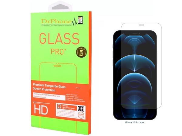 Grote foto drphone iphone 12 pro max 6.7 inch glas glazen screen protector tempered glass 2.5d 9h 0.26mm telecommunicatie mobieltjes