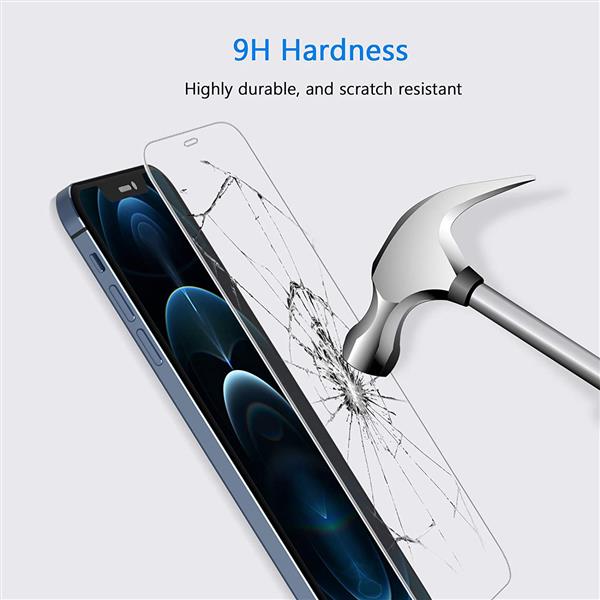 Grote foto drphone iphone 12 pro max 6.7 inch glas glazen screen protector tempered glass 2.5d 9h 0.26mm telecommunicatie mobieltjes