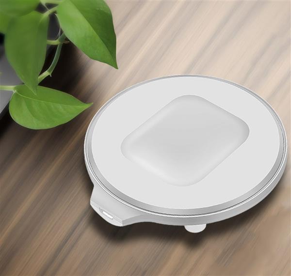 Grote foto drphone qla4 draadloze oplader ios pods 2 android earbuds wireless charger qi lader wit telecommunicatie opladers en autoladers