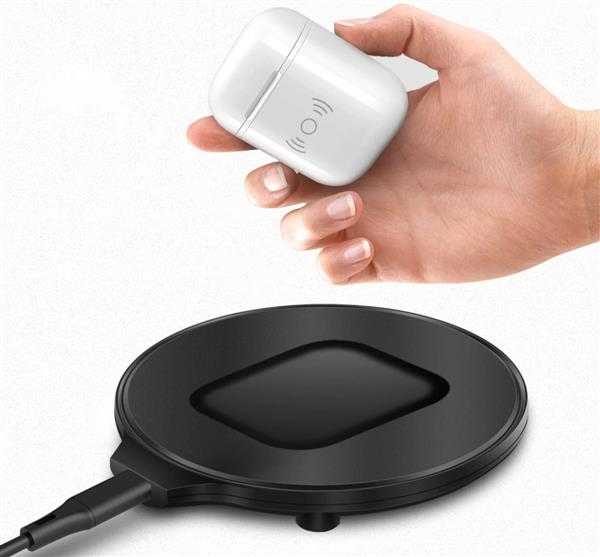 Grote foto drphone qla4 draadloze oplader ios pods 2 android earbuds wireless charger qi lader wit telecommunicatie opladers en autoladers