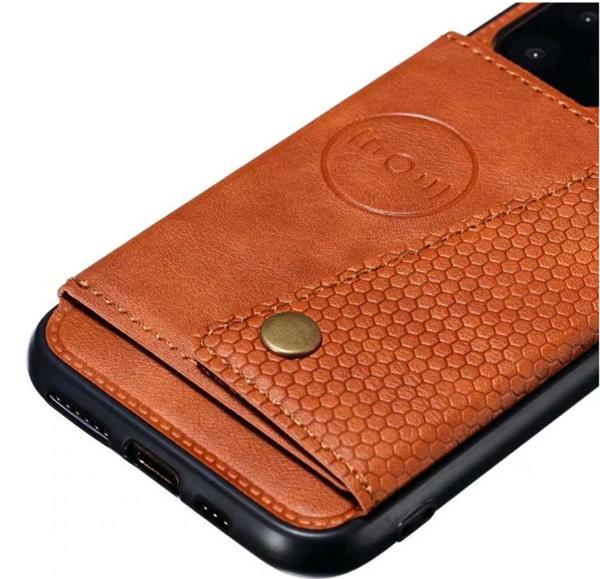 Grote foto drphone lpu huawei p40 luxe pu lederen siliconen case huawei magneet functie kaarthouder br telecommunicatie mobieltjes