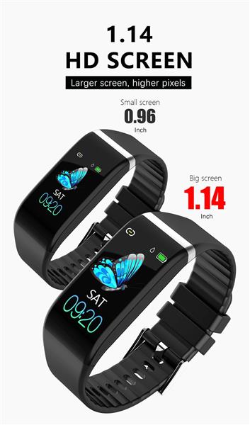 Grote foto drphone cdc 1 smartwatch hartslagmeter bloeddrukmeter fitness stappenteller mannen vrouwen kleding dames horloges