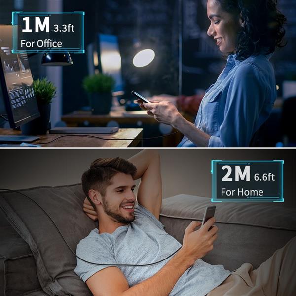 Grote foto drphone echo series 3 in 1 magnetische micro usb usb c lightning 3a snellader 2m oplaadkabel d telecommunicatie opladers en autoladers