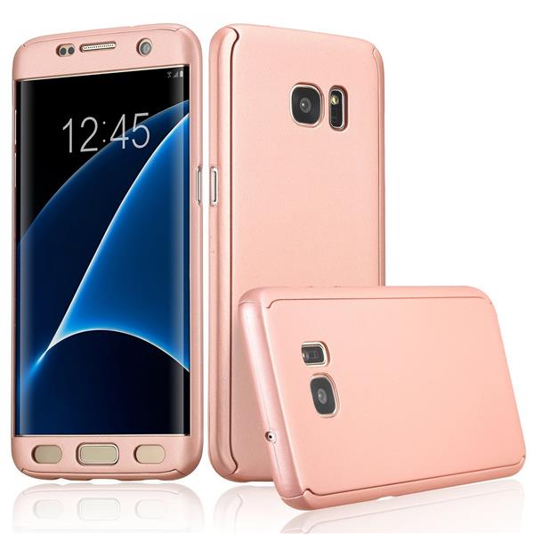 Grote foto a5 2017 360 case full body hoesje voor en achter cnc full coverage rosegold telecommunicatie mobieltjes