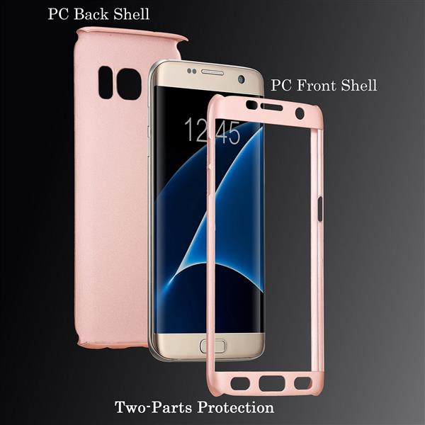 Grote foto a5 2017 360 case full body hoesje voor en achter cnc full coverage rosegold telecommunicatie mobieltjes