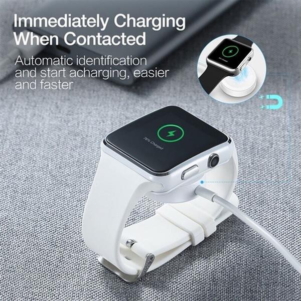 Grote foto drphone n2 gecertificeerde oplaad kabel snoer metalen oplader voor apple watch se 38mm 40 kleding dames horloges