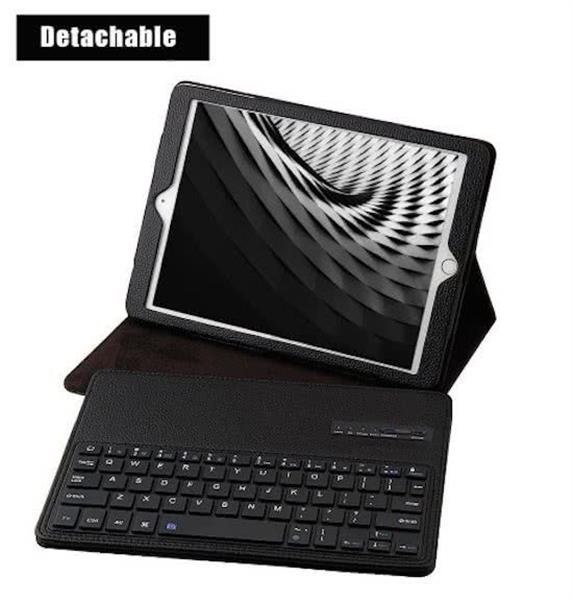 Grote foto drphone ipad pro 9.7 hoesje bluetooth toetsenbord case premium pu lederen keyboard case zwar telecommunicatie mobieltjes