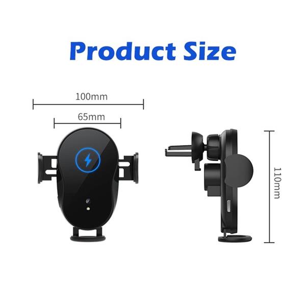 Grote foto drphone vhc1 vehicle wireless charging bracket wireless quick charge verstelbare opties auto telecommunicatie opladers en autoladers