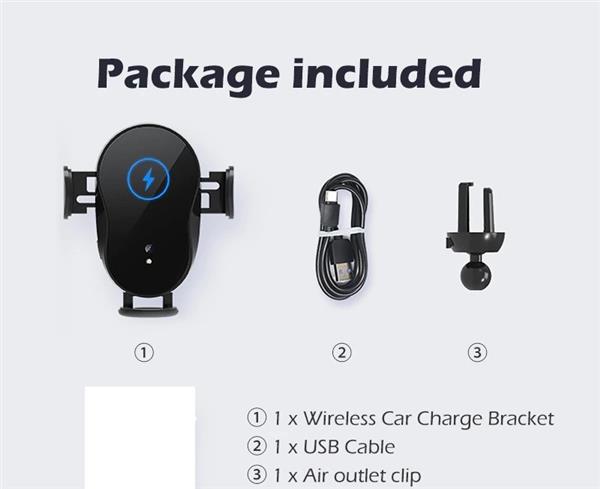 Grote foto drphone vhc1 vehicle wireless charging bracket wireless quick charge verstelbare opties auto telecommunicatie opladers en autoladers