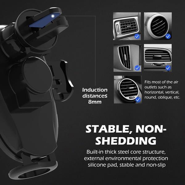 Grote foto drphone vhc1 vehicle wireless charging bracket wireless quick charge verstelbare opties auto telecommunicatie opladers en autoladers