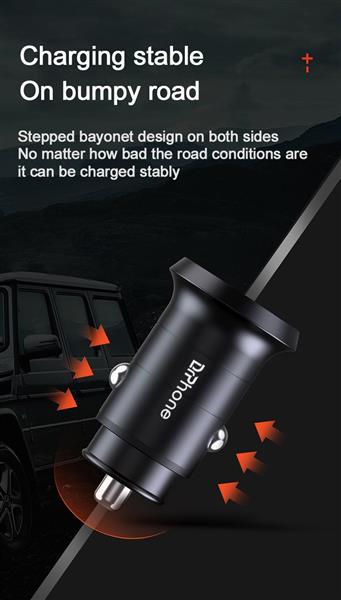 Grote foto drphone invisible pro 2 autolader metalen behuizing 30w usb c met pd snel laden universe telecommunicatie opladers en autoladers