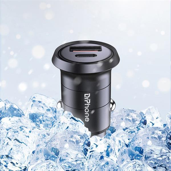 Grote foto drphone invisible pro 2 autolader metalen behuizing 30w usb c met pd snel laden universe telecommunicatie opladers en autoladers