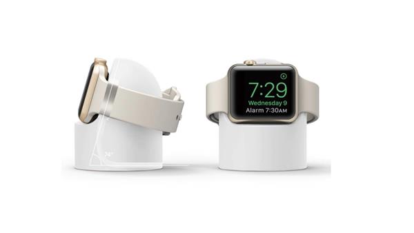 Grote foto drphone awc10 apple watch siliconen hoes dock voor iwatch wit kleding dames horloges