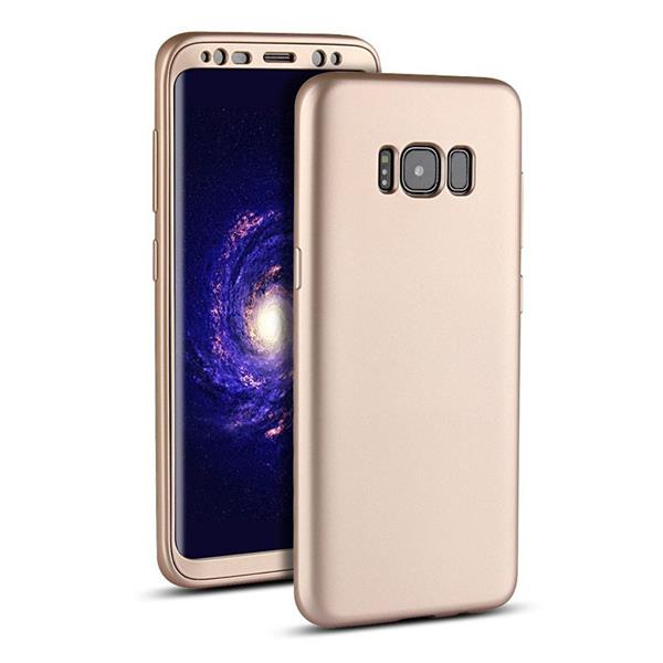 Grote foto note 8 360 case full body hoesje voor en achter cnc full coverage goud telecommunicatie mobieltjes