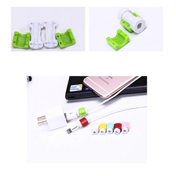 Grote foto drphone protex kabel beschermer voor originele iphone kabels zwart telecommunicatie opladers en autoladers