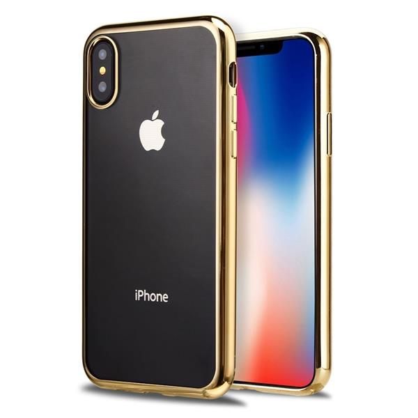 Grote foto iphone x hoesje tpu siliconen case softgel ultradunne cover goud telecommunicatie mobieltjes