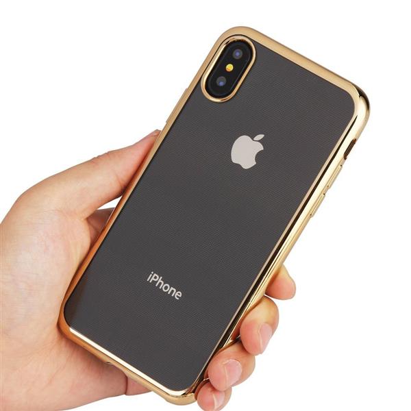 Grote foto iphone x hoesje tpu siliconen case softgel ultradunne cover goud telecommunicatie mobieltjes