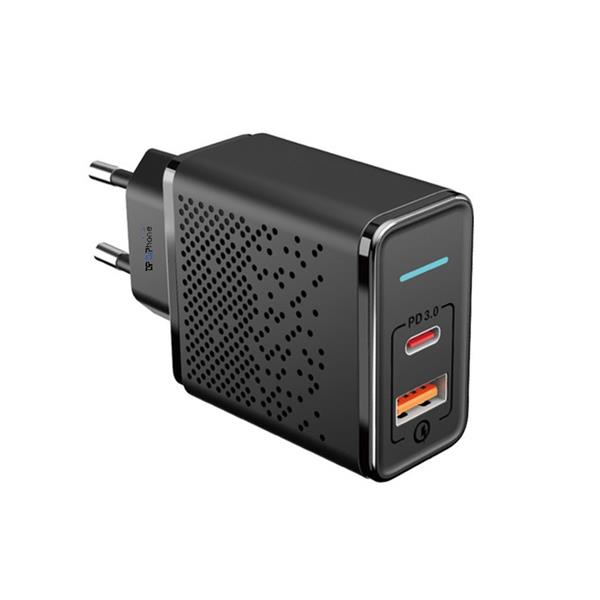 Grote foto drphone halo7 18w qualcomm 3.0 quick charge thuislader usb c input snel lader met intelligente telecommunicatie opladers en autoladers