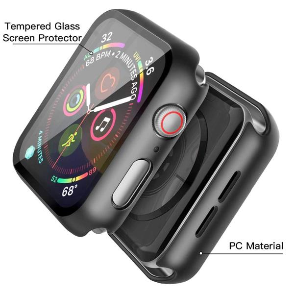 Grote foto drphone fc3 40mm 360 cover volledige hoes ingebouwde screenprotector voor apple watch 40m kleding dames horloges