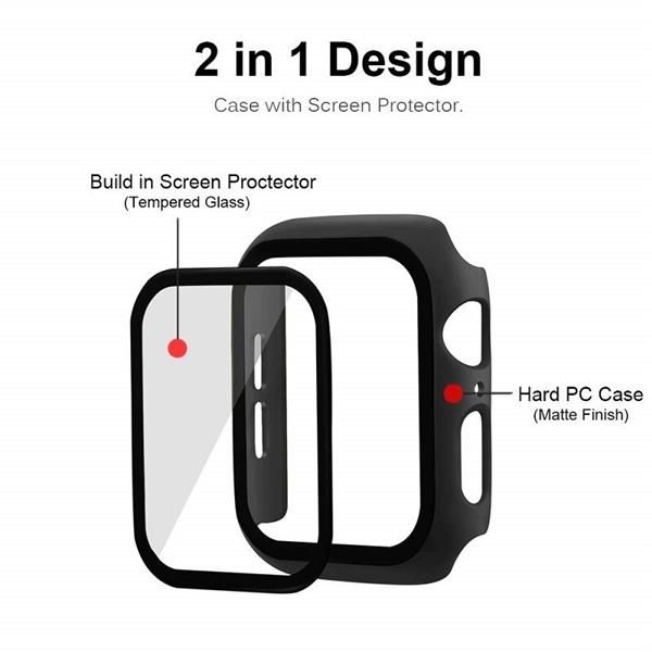 Grote foto drphone fc3 42mm 360 cover volledige hoes ingebouwde screenprotector voor apple watch 42m kleding dames horloges