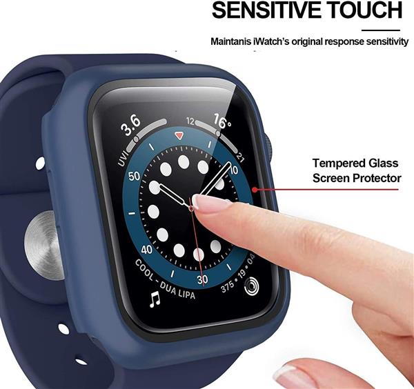 Grote foto drphone fc3 42mm 360 cover volledige hoes ingebouwde screenprotector voor apple watch 42m kleding dames horloges