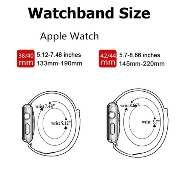 Grote foto drphone awb drphone apple watch 6 5 4 3 2 1 se 38mm 40mm nylon geweven elastische band met klitten kleding dames horloges