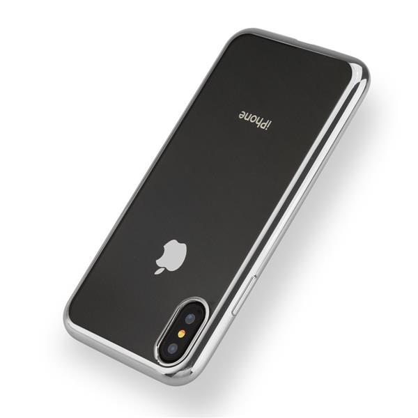 Grote foto iphone x hoesje tpu siliconen case softgel ultradunne cover zilver telecommunicatie mobieltjes