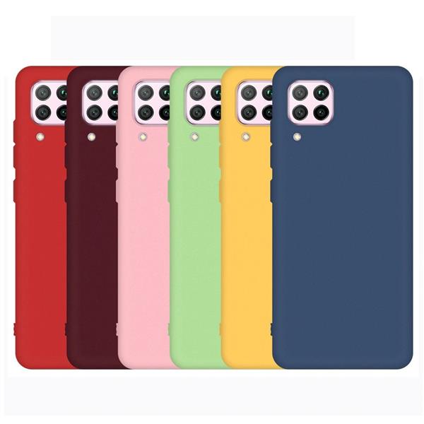 Grote foto drphone hp1 huawei p40 lite zachte silicoon matte rood telefoon hoes antislip grip tpu telecommunicatie mobieltjes