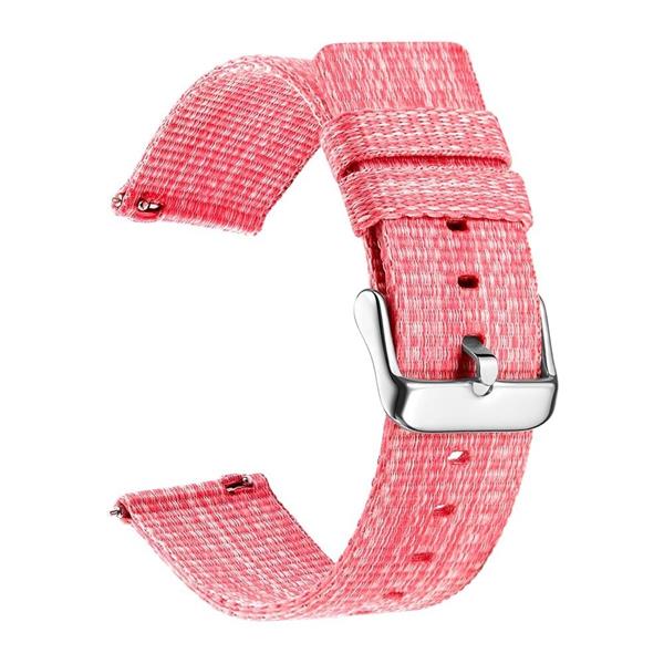 Grote foto drphone swb03 smart watch bandje nylon gesp sluiting 20mm roze kleding dames horloges
