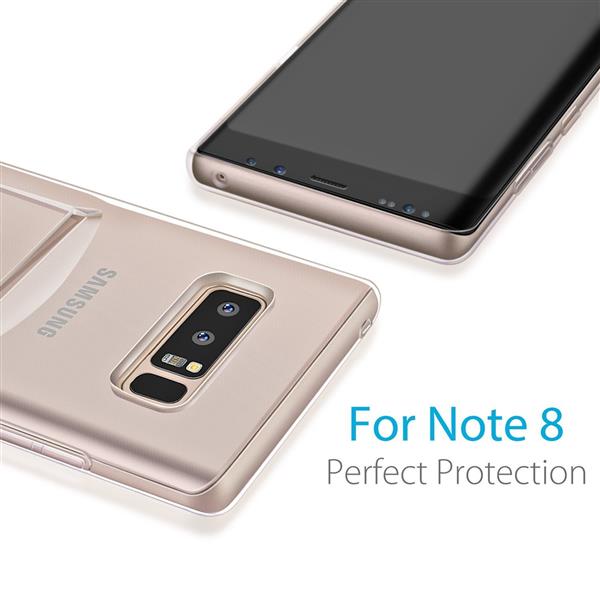 Grote foto samsung note 8 tpu ultra dun kaart case gel shockproof case cover transparant telecommunicatie mobieltjes