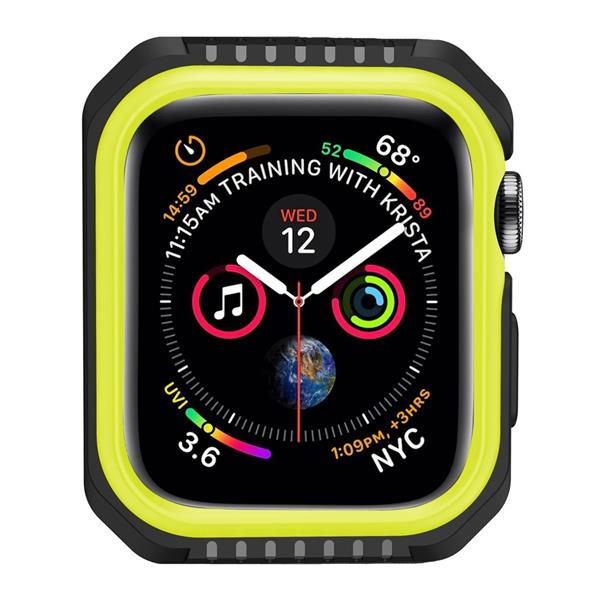 Grote foto drphone awbu apple watch bumper extra bescherming 40mm geel kleding dames horloges