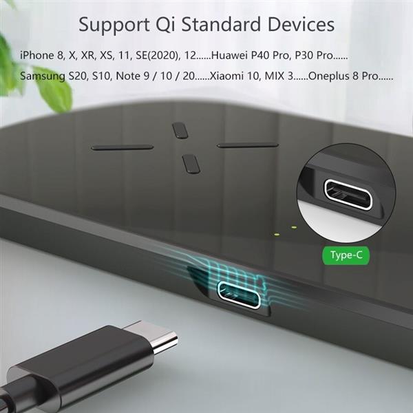 Grote foto drphone sqi1 draadloze lader qi oplaadstation 3 in 1 lader voor samsung gear active samsun telecommunicatie opladers en autoladers