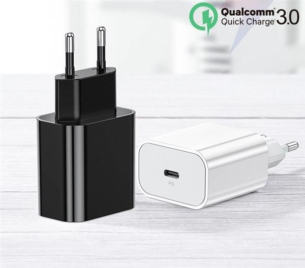 Grote foto drphone lunar black 18w lader usb c 5v 1 meter type c naar lightning kabel thuislader vo telecommunicatie opladers en autoladers