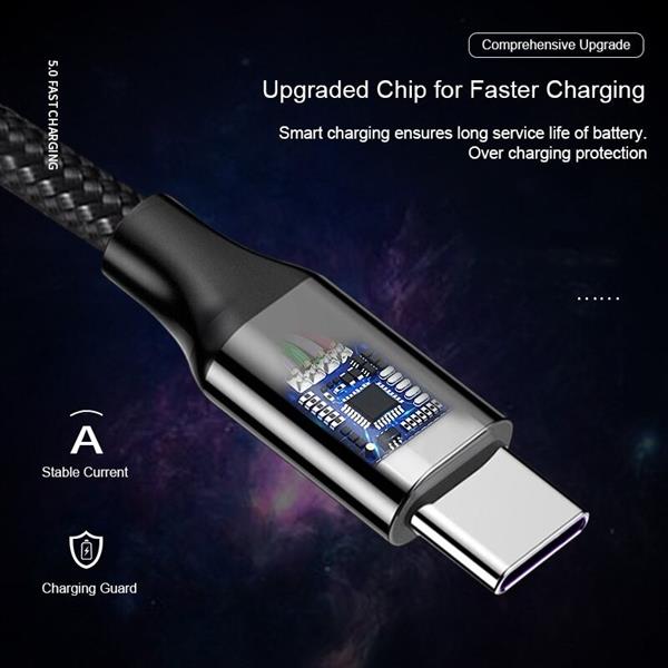 Grote foto drphone lunar black 18w lader usb c 5v 1 meter type c naar lightning kabel thuislader vo telecommunicatie opladers en autoladers