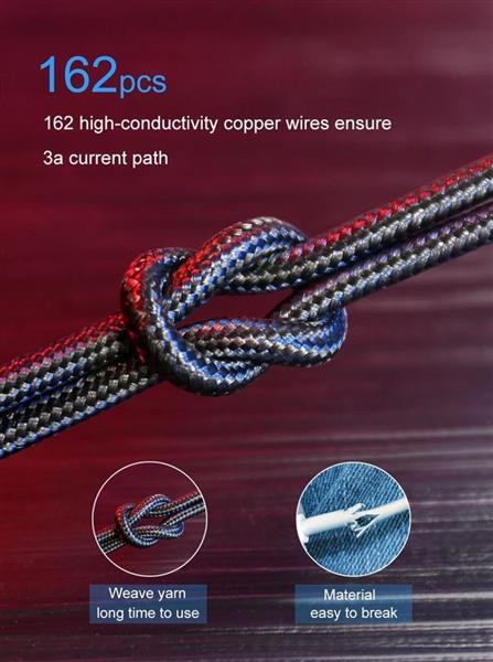 Grote foto drphone icon magnetische lightning oplaadkabel 3a thuislader 2 poorten usb oplader 2.2a met led telecommunicatie opladers en autoladers