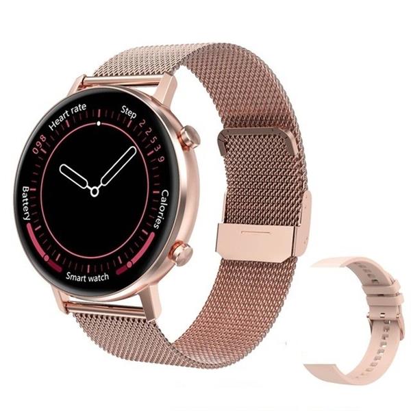 Grote foto drphone dtx 2 hybrid smartwatch 42mm voor mannen en vrouwen aluminium retina horloge 360x360 k kleding dames horloges