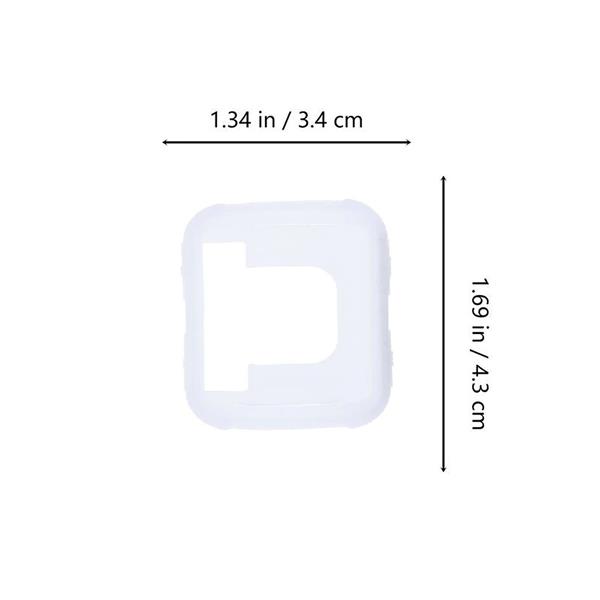 Grote foto drphone frc1 smartwatch bumper siliconen hoesje bescherming case voor forerunner 35 wit kleding dames horloges
