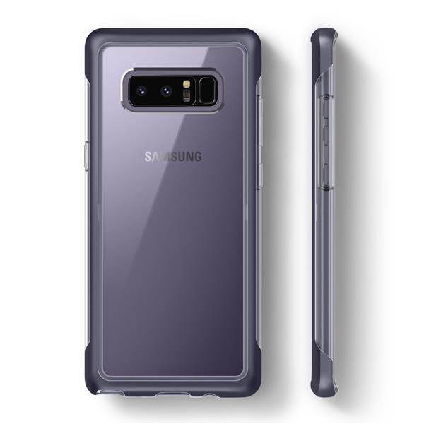 Grote foto note 8 caseology skyfall series shock proof tpu grip case orchid gray telecommunicatie mobieltjes