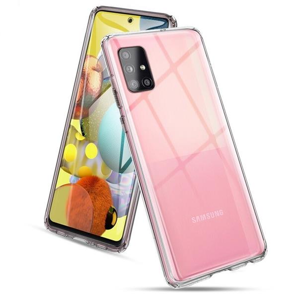 Grote foto drphone samsung galaxy a51 5g tpu hoesje ultra dun premium soft gel case transparant telecommunicatie mobieltjes