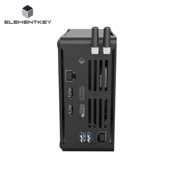 Grote foto elementkey ion2 mini pc i9 9880h 4.8 ghz computer 16b ram 256gb nvme ssd 1tb hdd win computers en software overige computers en software