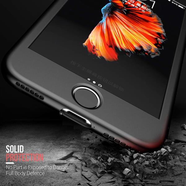 Grote foto iphone 8 7 plus soft gel ultradunne schokbestendige hybrid 360 tpu case rood telecommunicatie mobieltjes