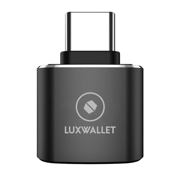 Grote foto luxwallet dma12 usb c type c male naar usb 3.0 female otg adapter zwart computers en software overige computers en software