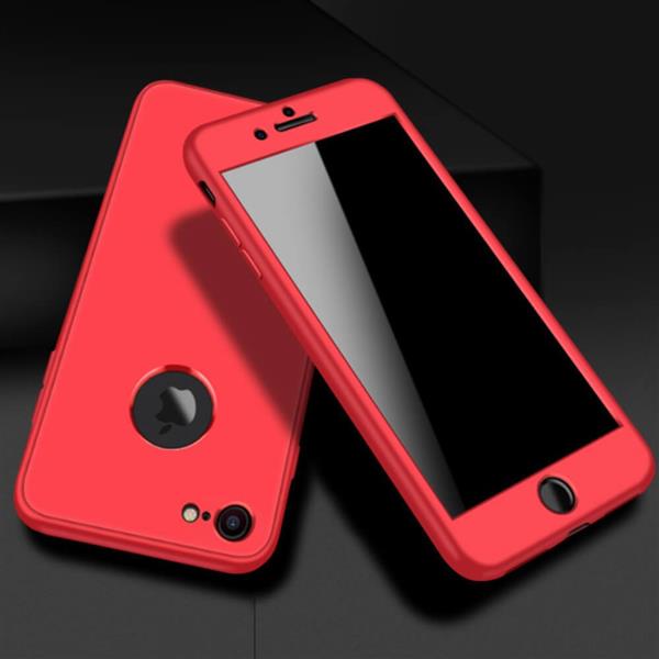Grote foto iphone 8 7 soft gel ultradunne schokbestendige hybrid 360 tpu case rood telecommunicatie mobieltjes