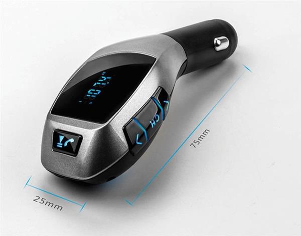 Grote foto mp3 bluetooth adapter wireless bluetooth fm transmitter radio adapter car kit met usb sd card read telecommunicatie opladers en autoladers