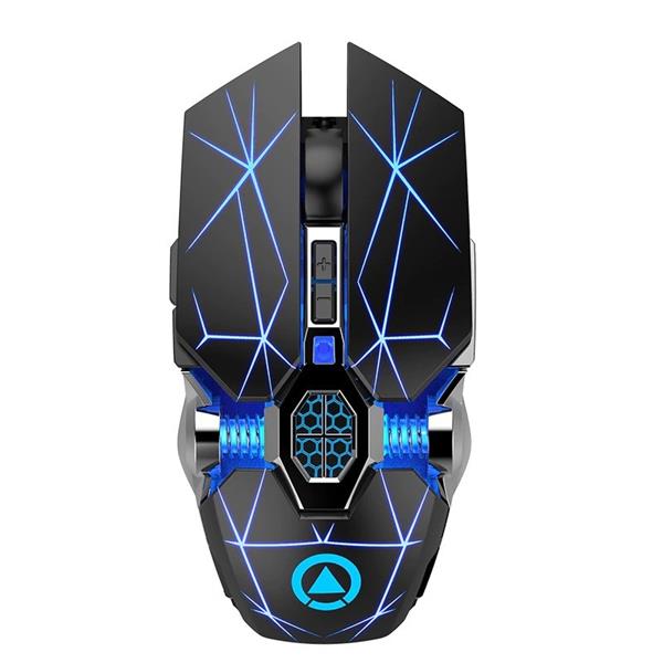 Grote foto elementkey dml3 draadloze usb 2.4ghz gaming muis met 7 kleuren verlichting stille optische ergonomi computers en software overige computers en software