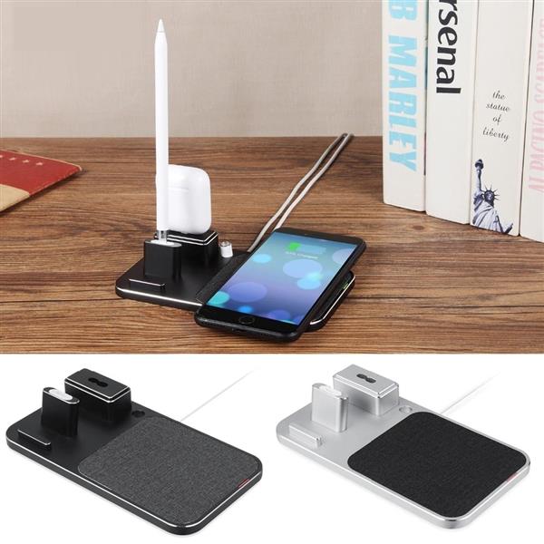 Grote foto drphone sdo1 4 in 1 draadloze oplader 10 watt voor apple pencil airpods ipad iphone 7 8 telecommunicatie opladers en autoladers