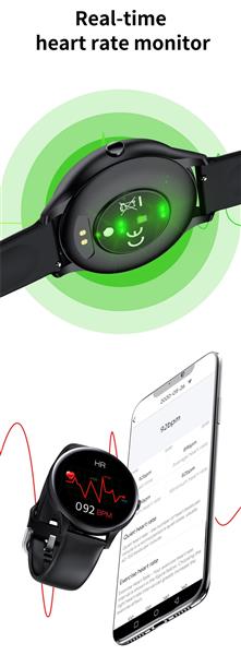 Grote foto drphone m20 spectra smartwatch voor mannen en vrouwen thermostaat hartslag lange batterij kleding dames horloges